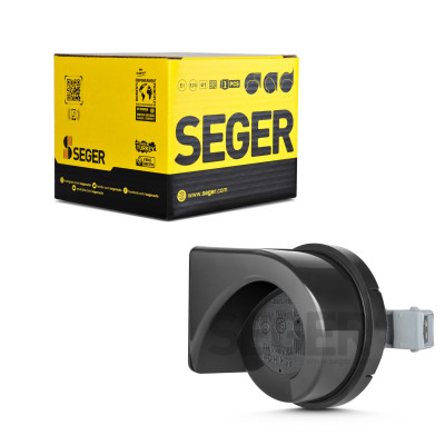 SEGER - 65H Salyangoz Korna 12V (Mega Dadat), İnce Ses, Jpt Soket (Dacıa, Renault, Cıtroen, Peugeot)