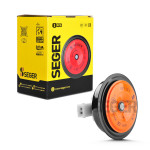 SEGER - 50F Midi Disk Korna 12V (Didit) , İnce Ses , Jpt Soket (Dacia , Renault , Cıtreon , Peugeot)