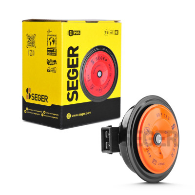 SEGER - 50F Midi Disk Korna 12V (Didit) , İnce Ses , K-Jet 2X Soket (Vw , Audi , Skoda , Seat , Mercedes )