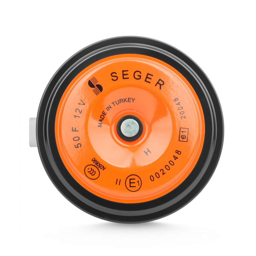 SEGER - 50F Midi Disk Korna 12V (Didit) , İnce Ses , Sıcma 3 Soket ( Peugeot , Cıtreon)