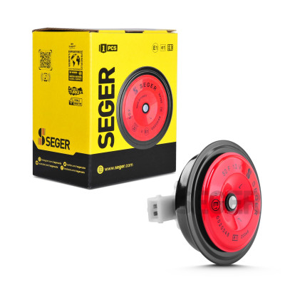 SEGER - 50F Midi Disk Korna 12V (Didit), Kalın Ses , Jpt Soket (Dacia , Renault , Cıtreon , Peugeot)