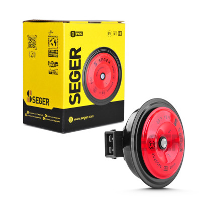 SEGER - 50F Midi Disk Korna 12V (Didit), Kalın Ses , K-Jet 2X Soket (Vw ,Audi , Skoda , Seat , Mercedes )