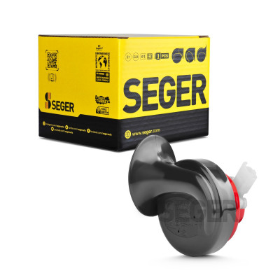 SEGER - 60B Salyangoz Korna 12V (Dadat) , İnce Ses  , Sıcma 3 Soket ( Peugeot , Cıtreon)