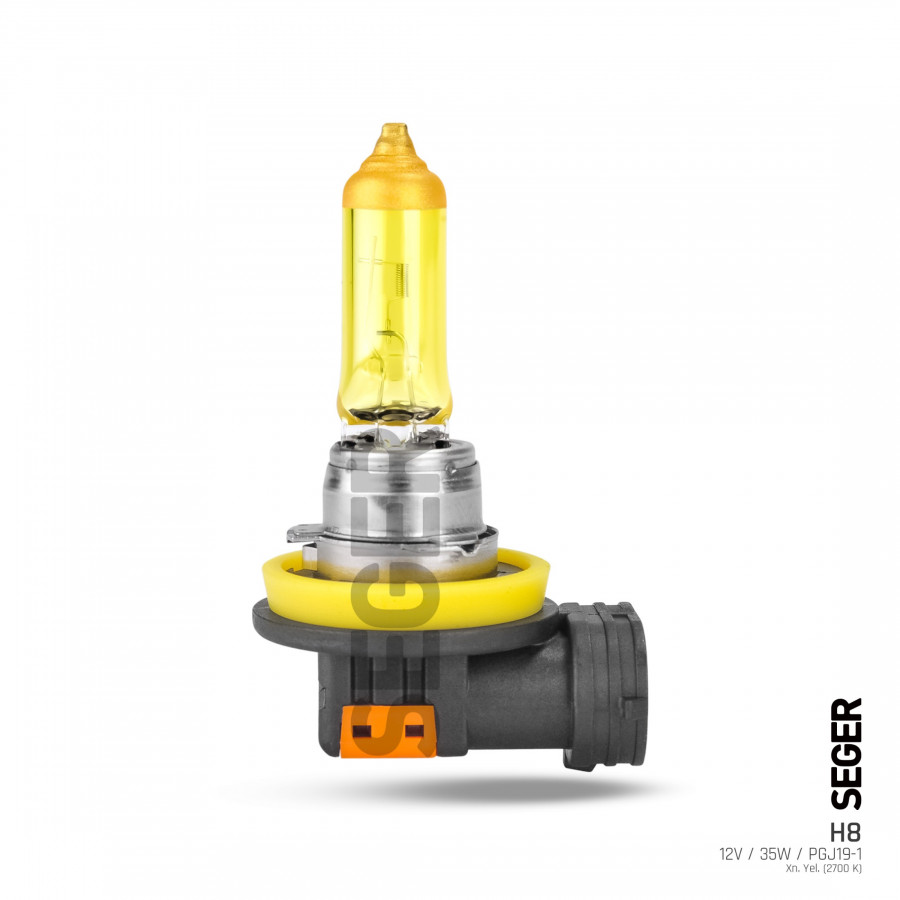 H8 12V 35W PGJ19-1 Xenon Yellow (2.700K Sarı Işık)