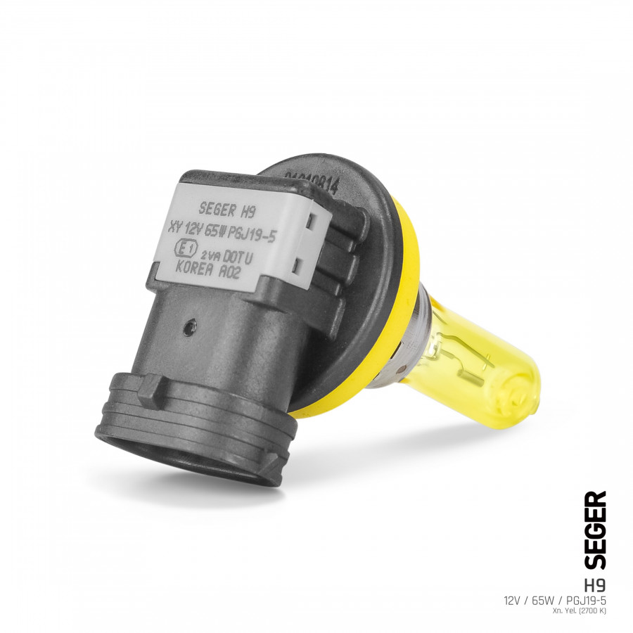 H9 12V 65W PGJ19-5 Xenon Yellow (2.700K Sarı Işık)