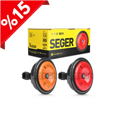 SEGER - 50F Midi Disk Korna 12V (Didit) , Kalın - İnce Ses Takım , Molex Soket ( Hyundai)